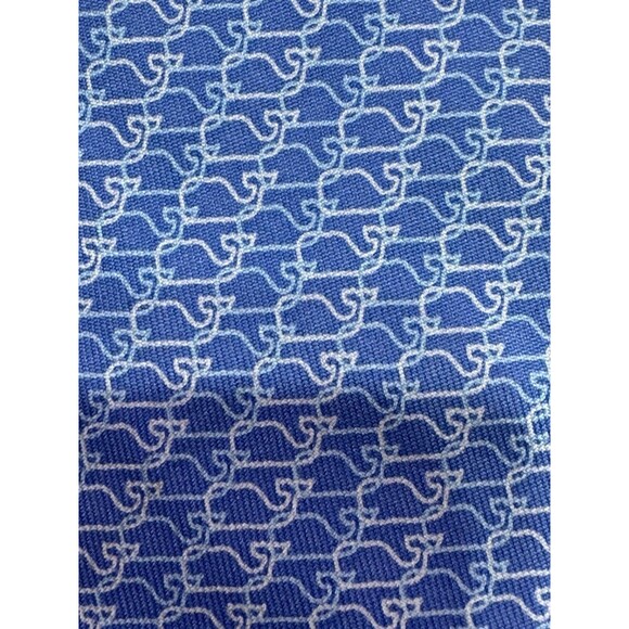 Vineyard Vines 100% Silk Blue & WhiteWhale Tie Hand Picked By Shep & Ian - Picture 9 of 9